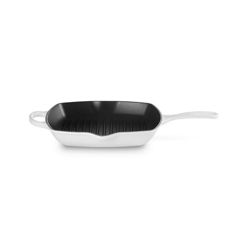 Le Creuset Kvadratisk Grillpande, White, 26x26 cm