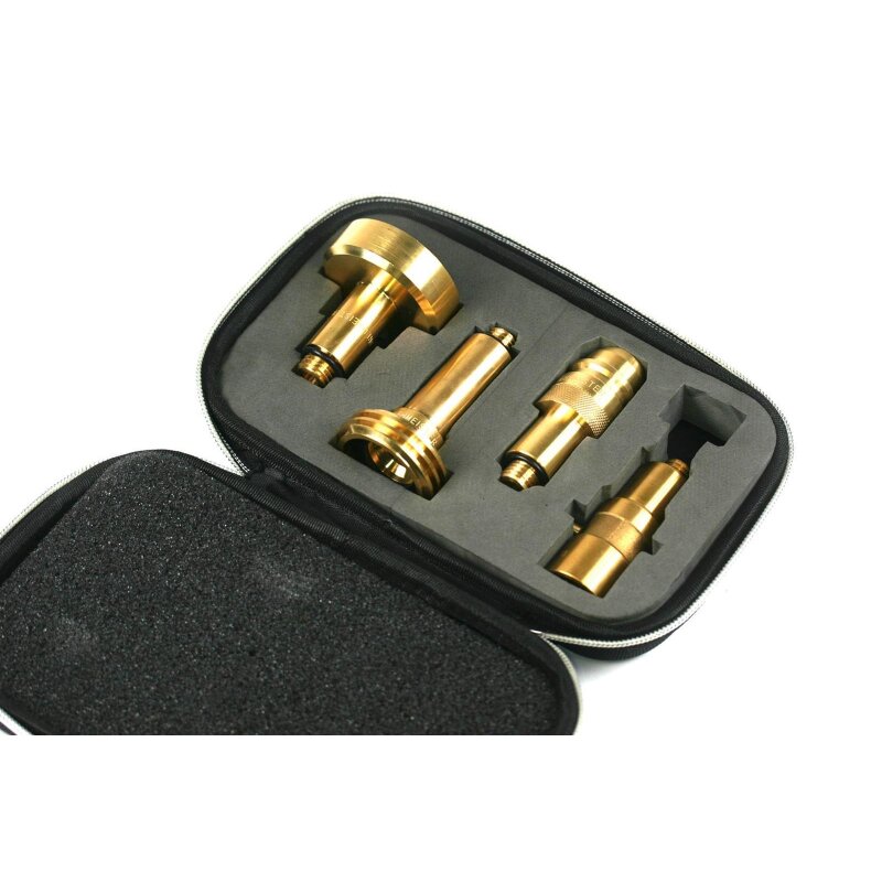 DREHMEISTER LPG Adapter Set inkl. Etui (M10x1,5/lang)