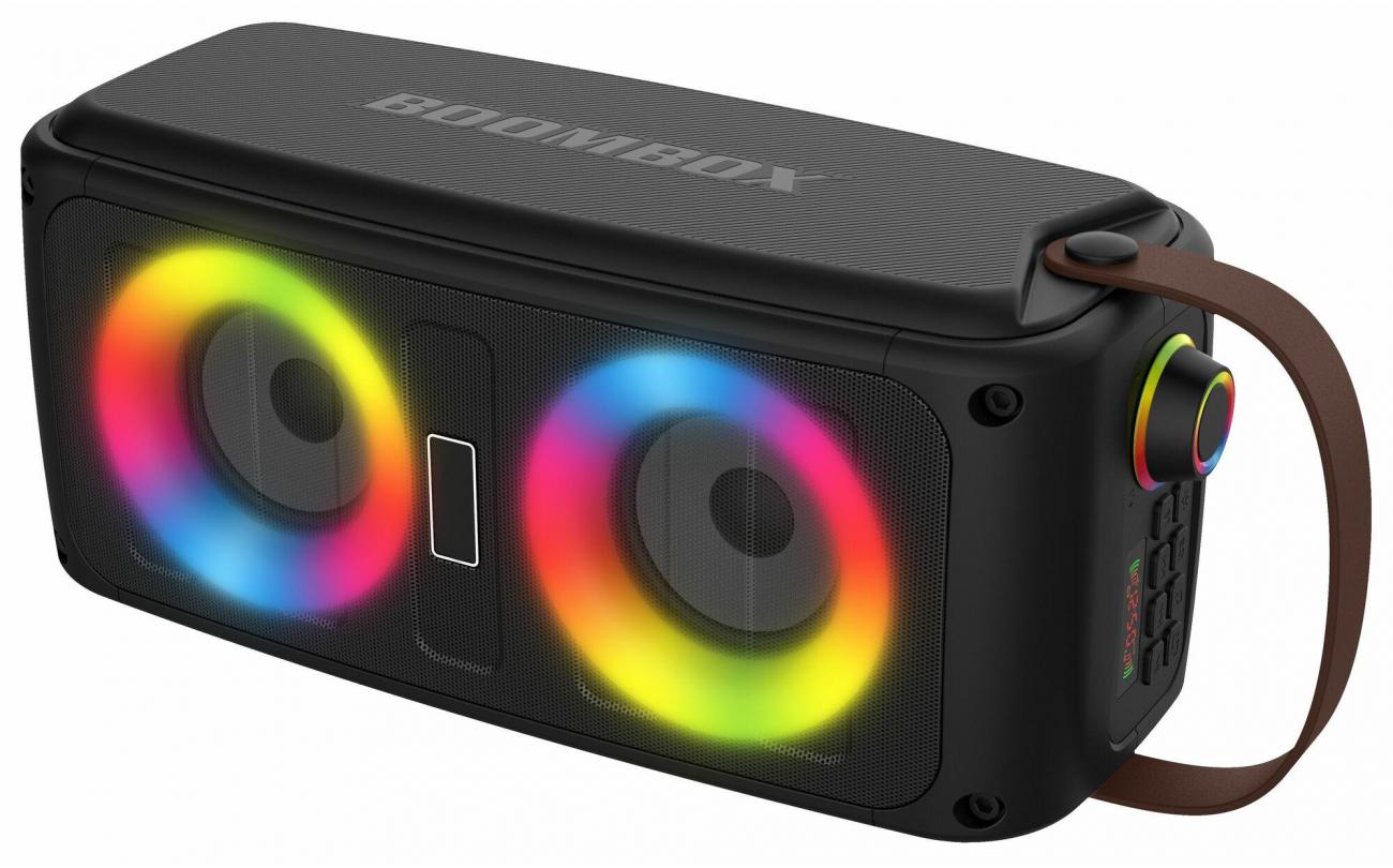 Denver BTV-230 Zwart Draadloze Boombox RGB-Lichteffecten