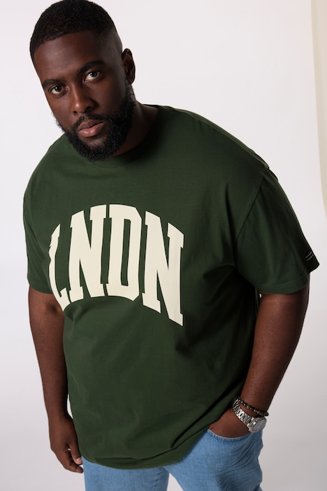 STHUGE T-Shirt, Halbarm, oversized, Brustprint, bis 8 XL