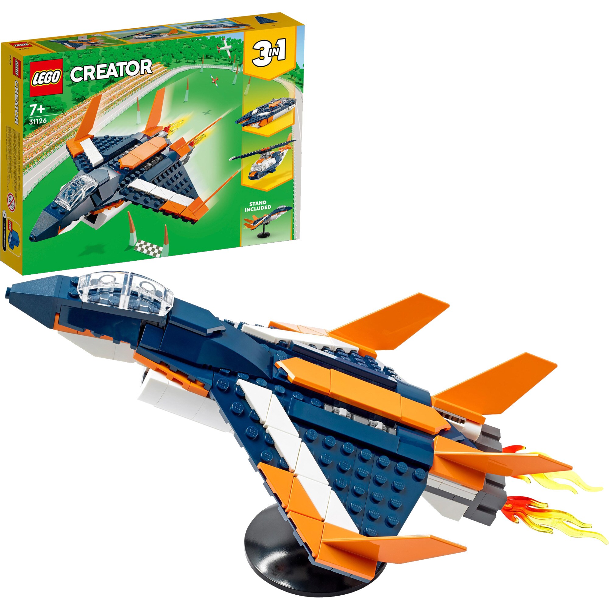 LEGO Konstruktionsspielzeug Creator 3-in-1 Überschalljet