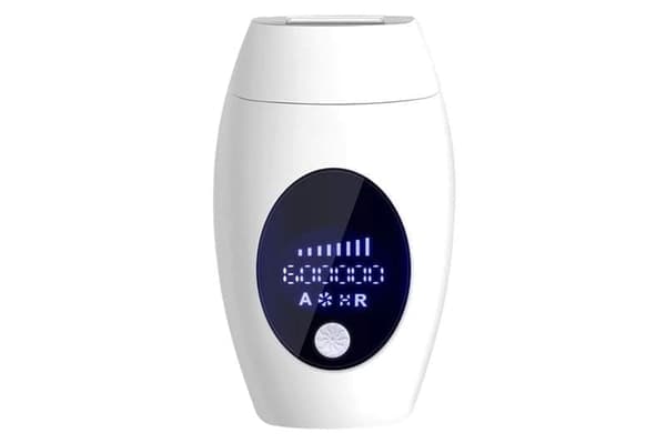 IPL Laser Epilator - Fjerner hår på kropp og ansikt med LCD-skjerm