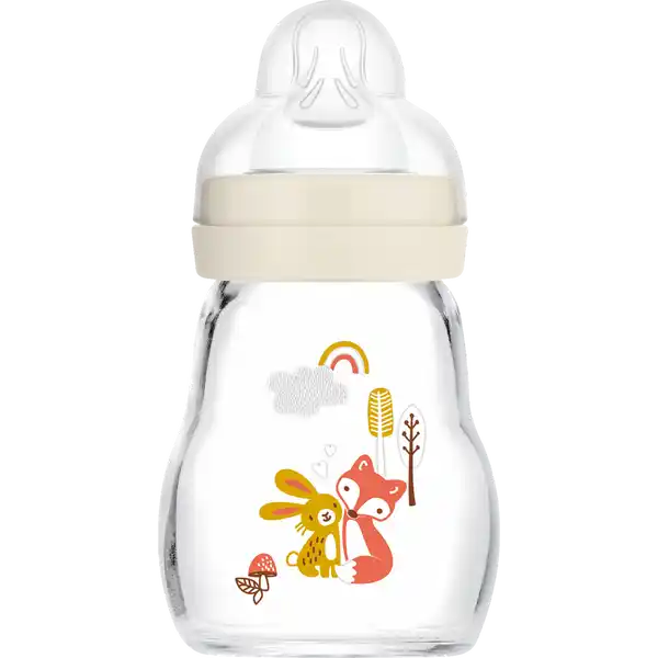 Feel Good Glass Bottle 170 ml 0+ Monate Hase & Fuchs
