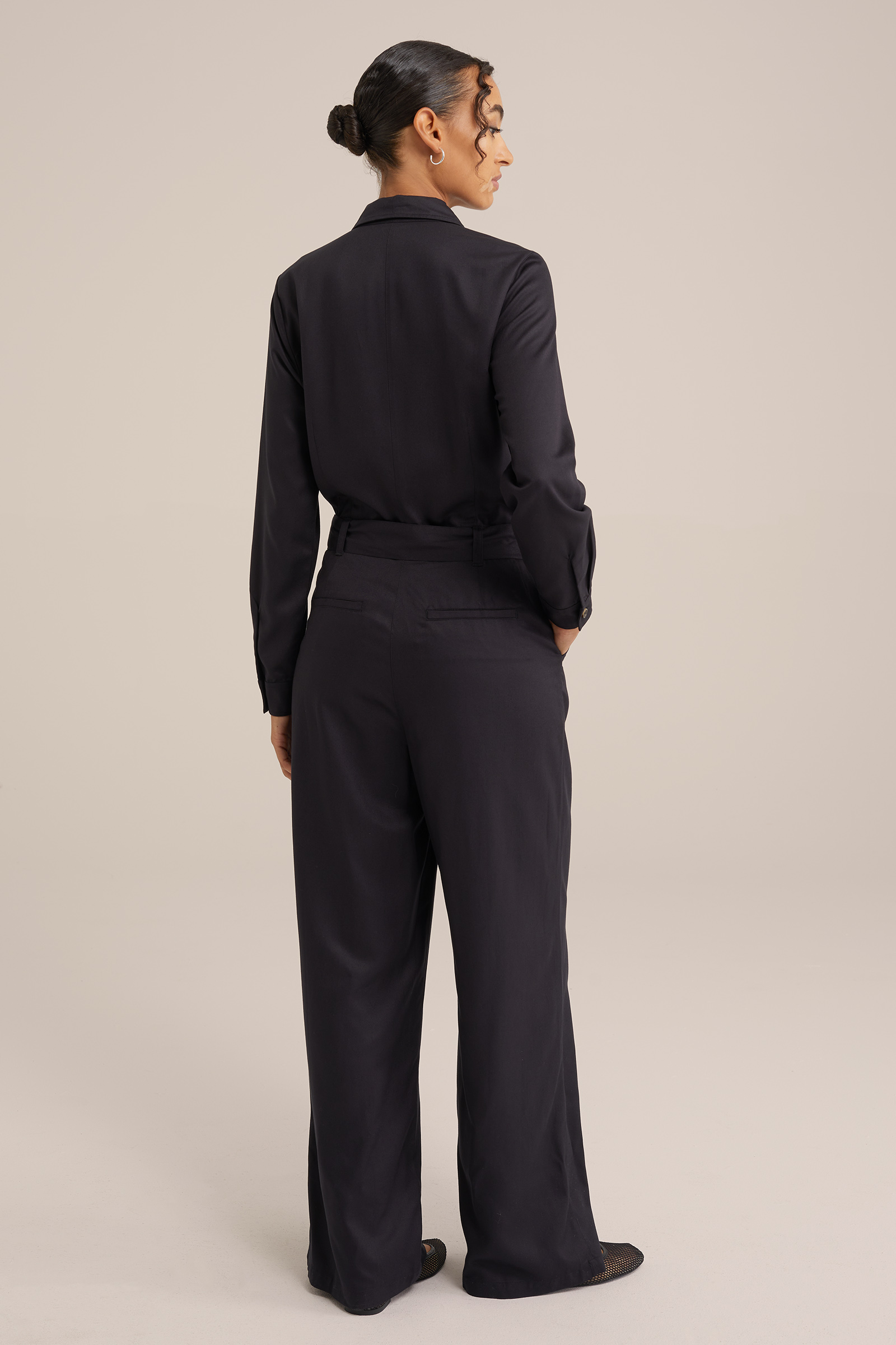 jumpsuit WE Fashion Zwart