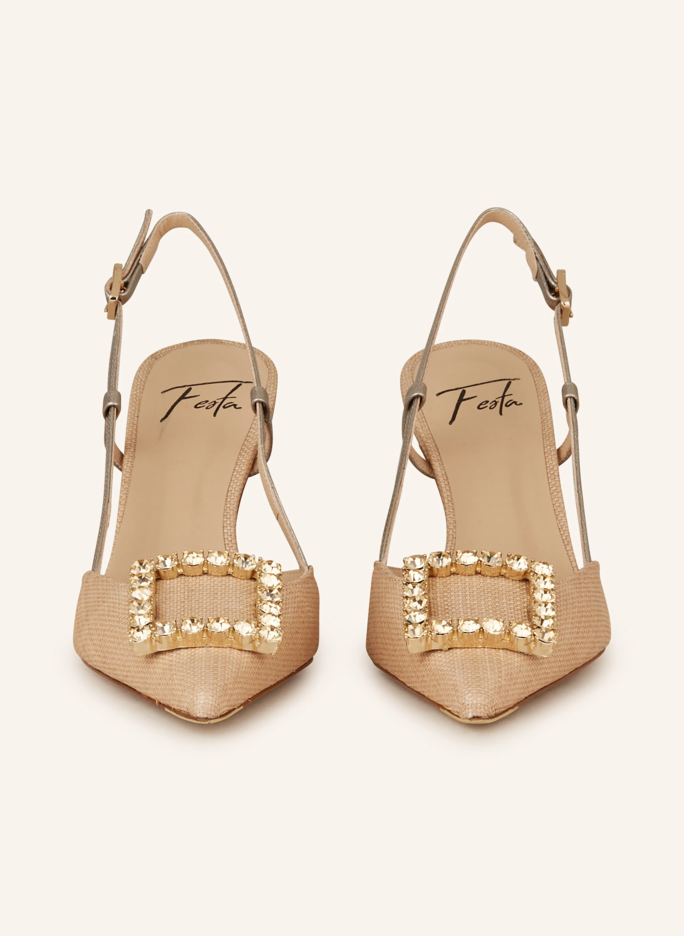 FESTA Sling-Pumps CAMPBELL mit Schmucksteinen
