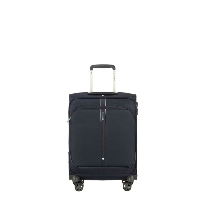 Valise cabine souple PopSoda 55 cm Bleu foncé