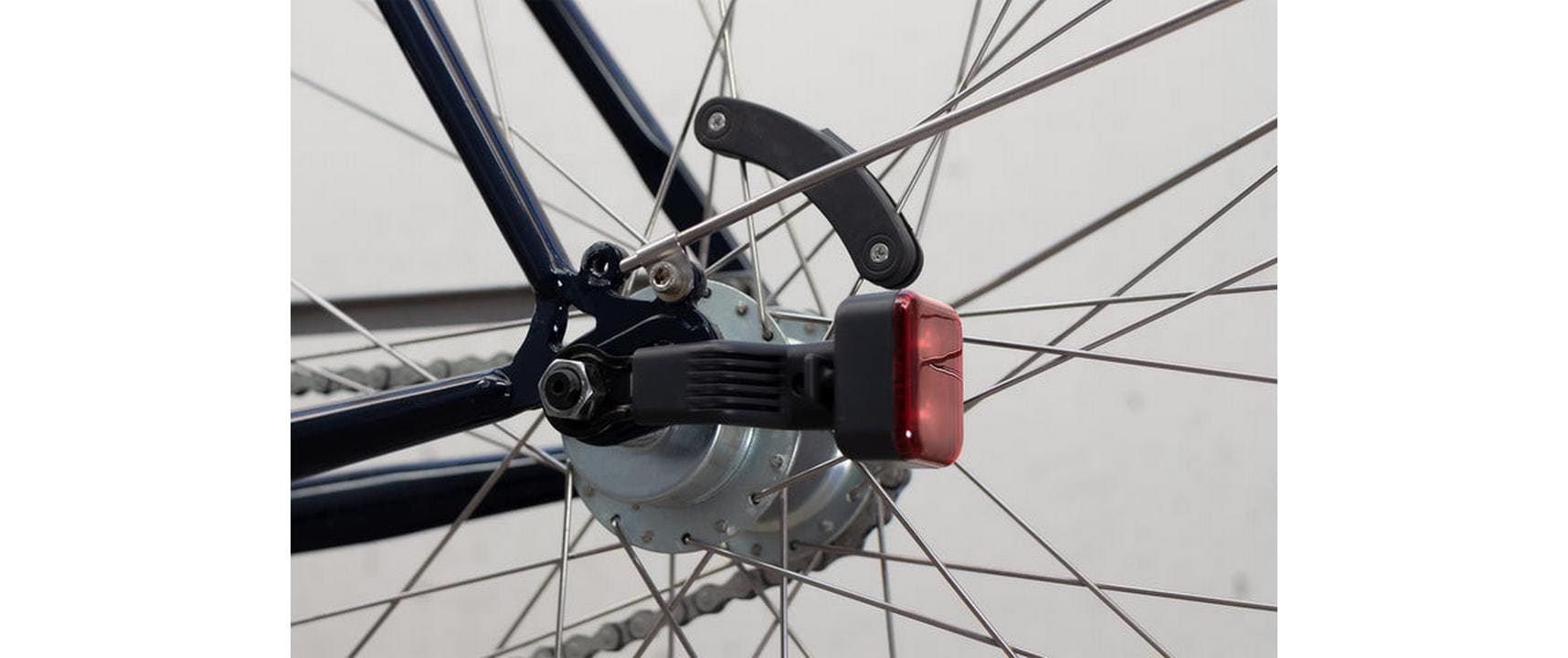 Velolampe AMS Light C DauerlichtElektromagnetisches Fahrradlampenset