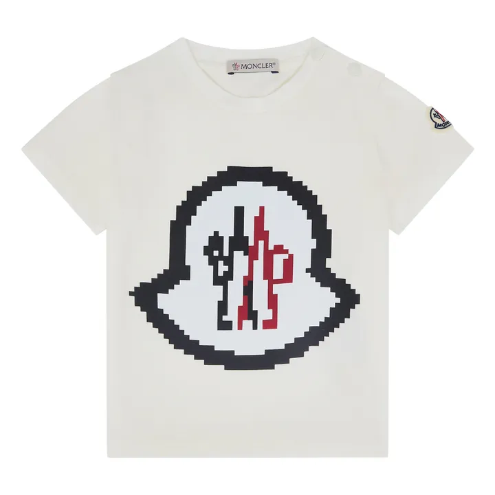Moncler T-shirt Logo Monogramme | Blanc