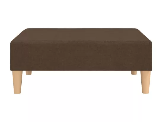 Repose-pied Marron 78x56x32 cm Tissu