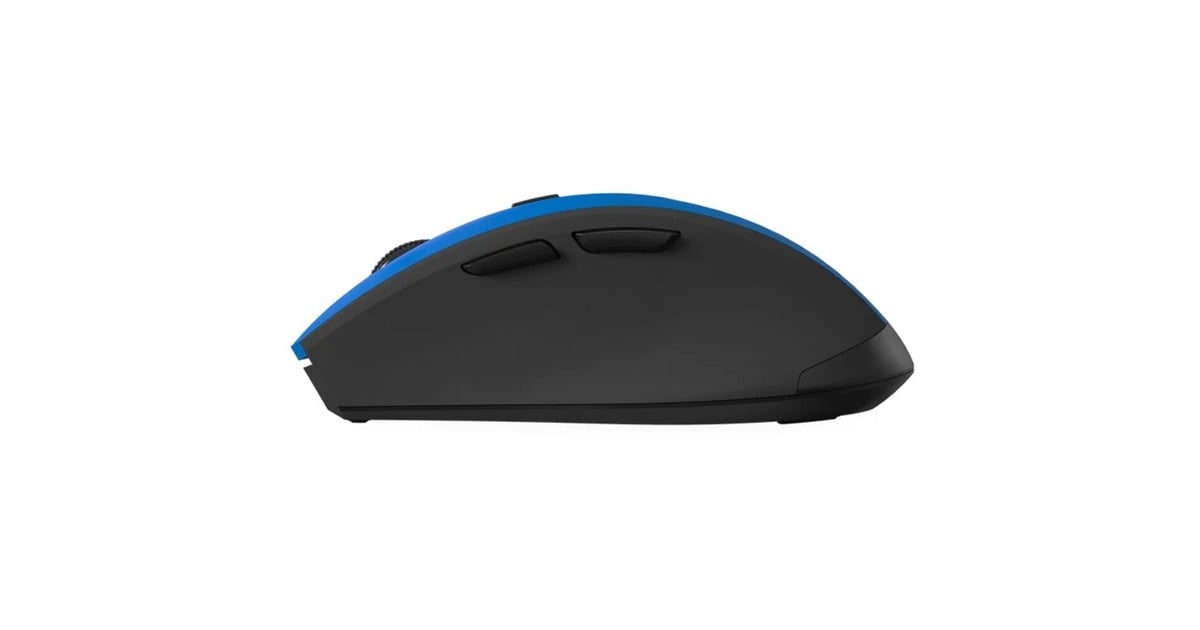 QwareBolton Draadloze Muis  (Zwart/blauw, 800 - 1600 DPI)