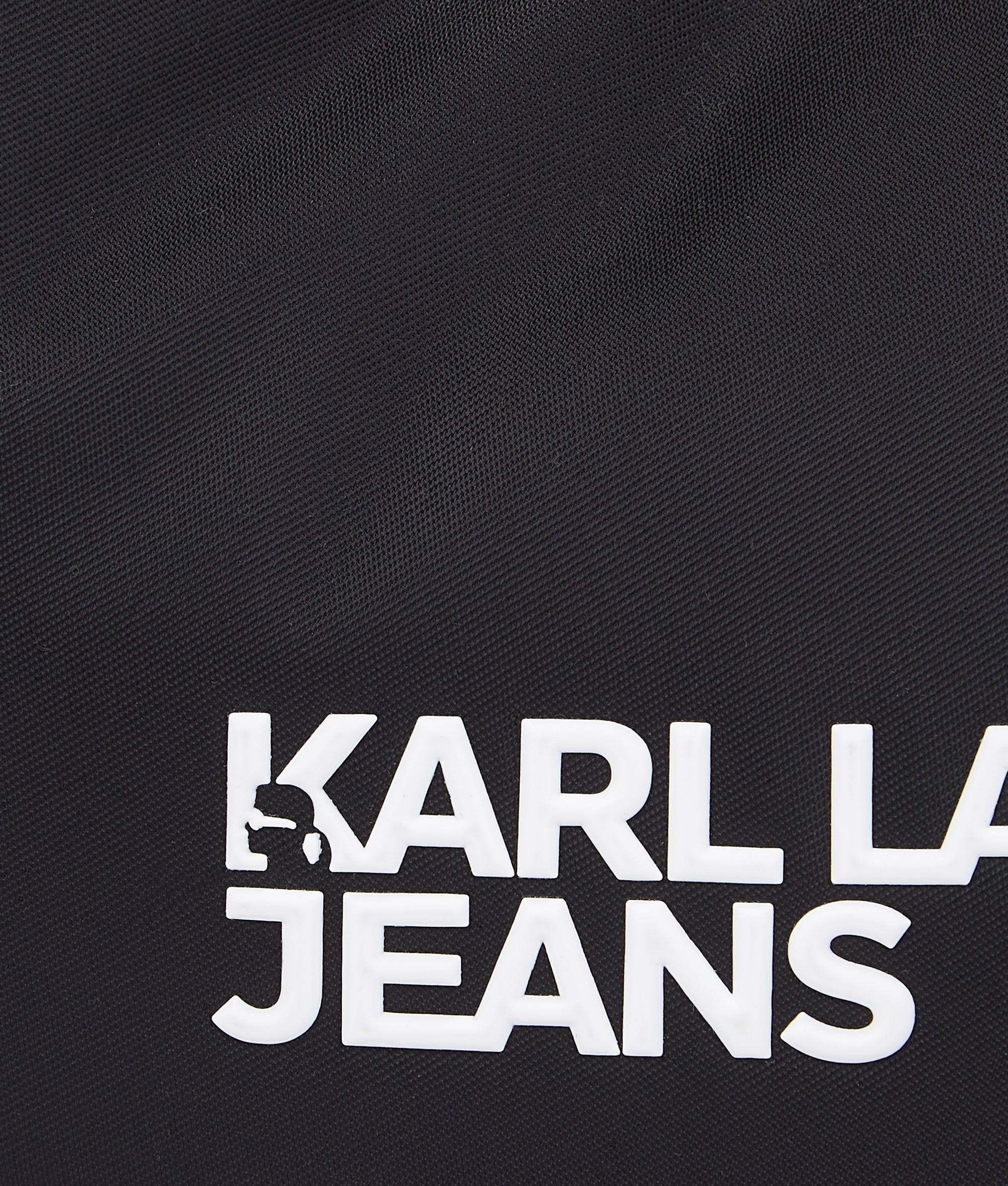 Maanvormige nylon schoudertas met logo