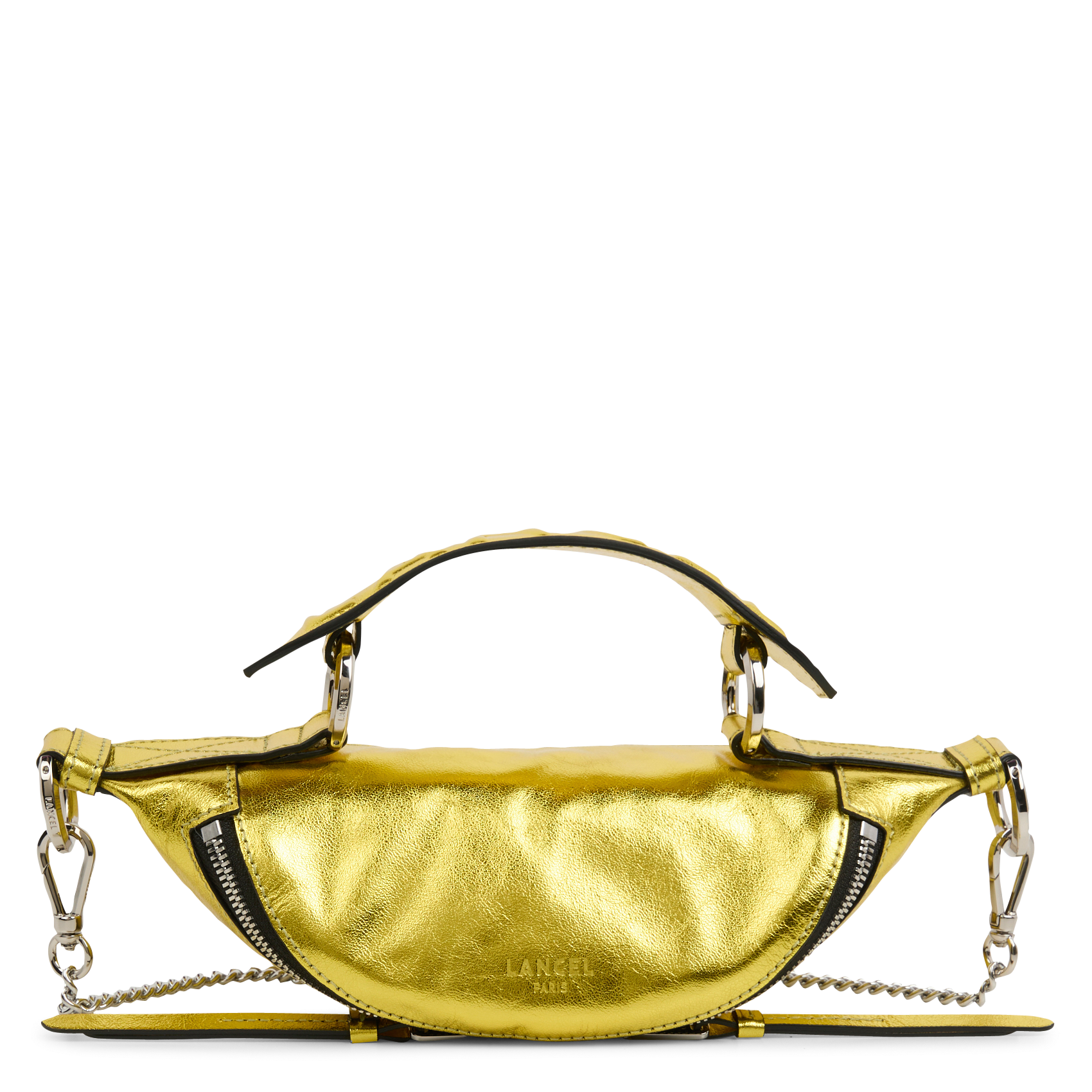ORIGAMI MINI - Mini sac bandoulière en cuir | Doré