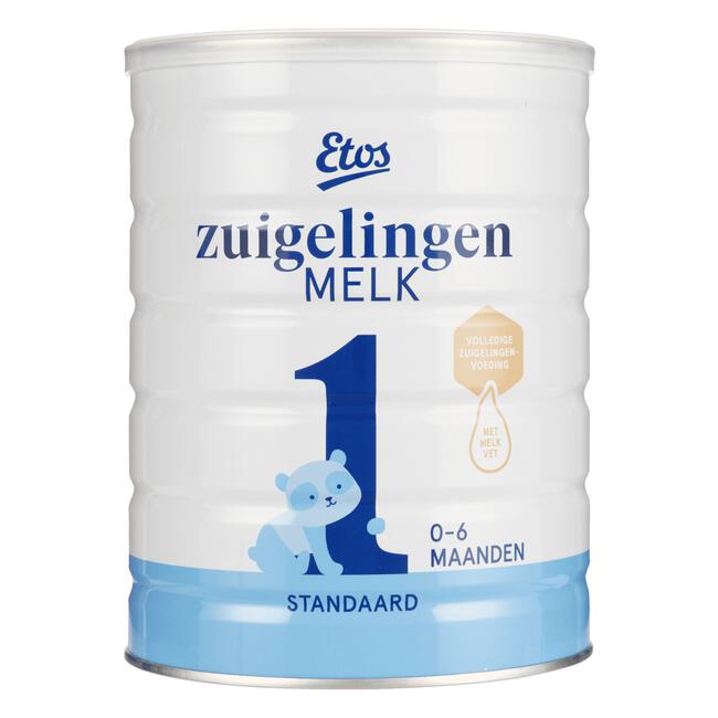 Etos Zuigelingenmelk Standaard 1 met melkvet voor baby's van 0 - 6 maanden - 800 gram