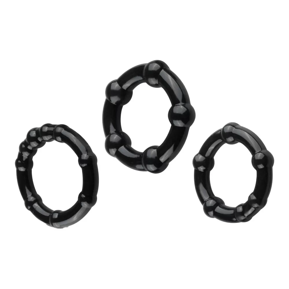 EasyToys Stimulating 3-Piece Cock Ring Set