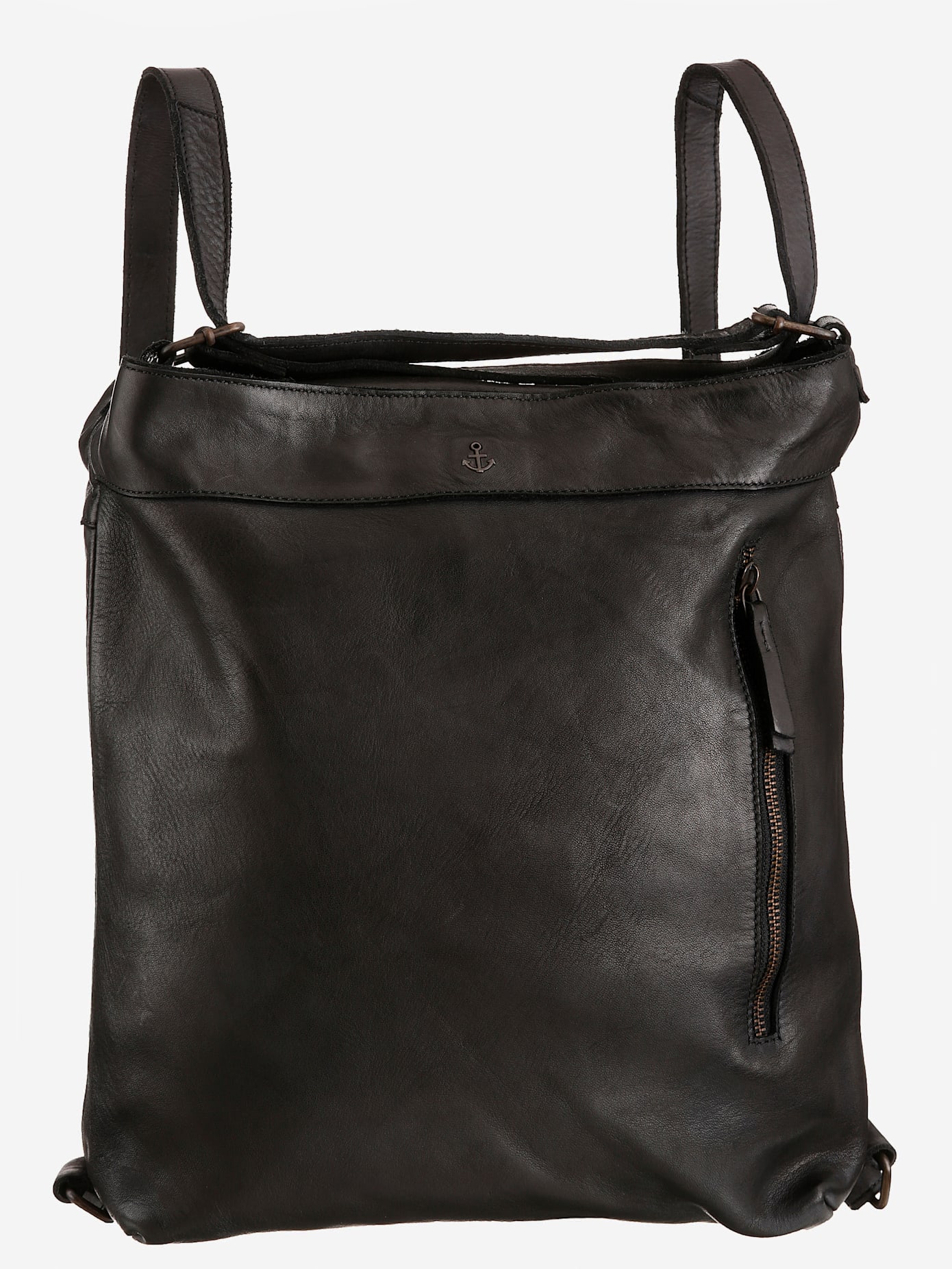 Sac à dos citadin en cuir délavé