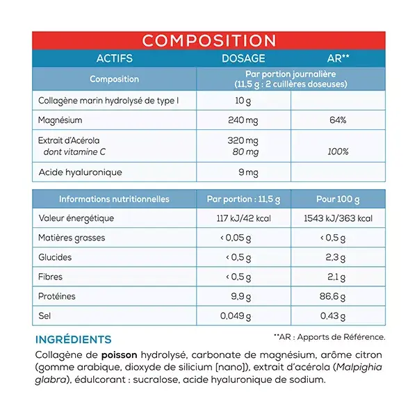 Granions Collagène Marin Décontractant Musculaire 300g​