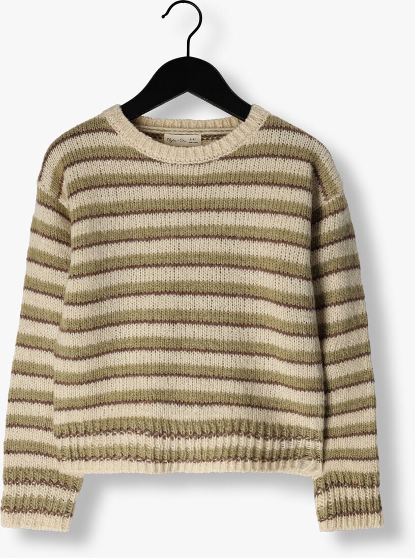 RYLEE + CRU grijze rylee + cru trui aspen sweater