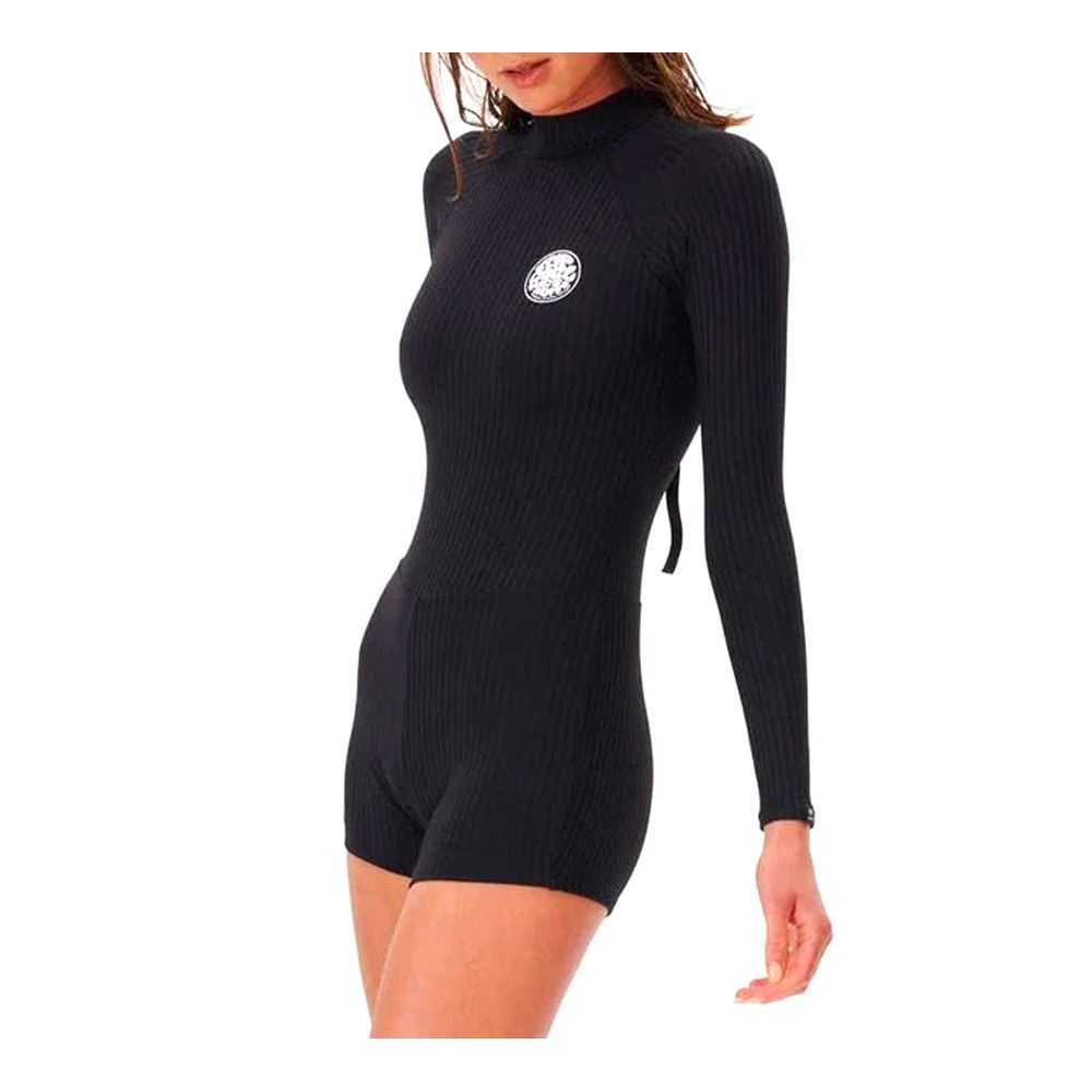 Rip Curl PREMIUM SURF BOYLEG BZ - Combinaison shorty 1 mm Femme black