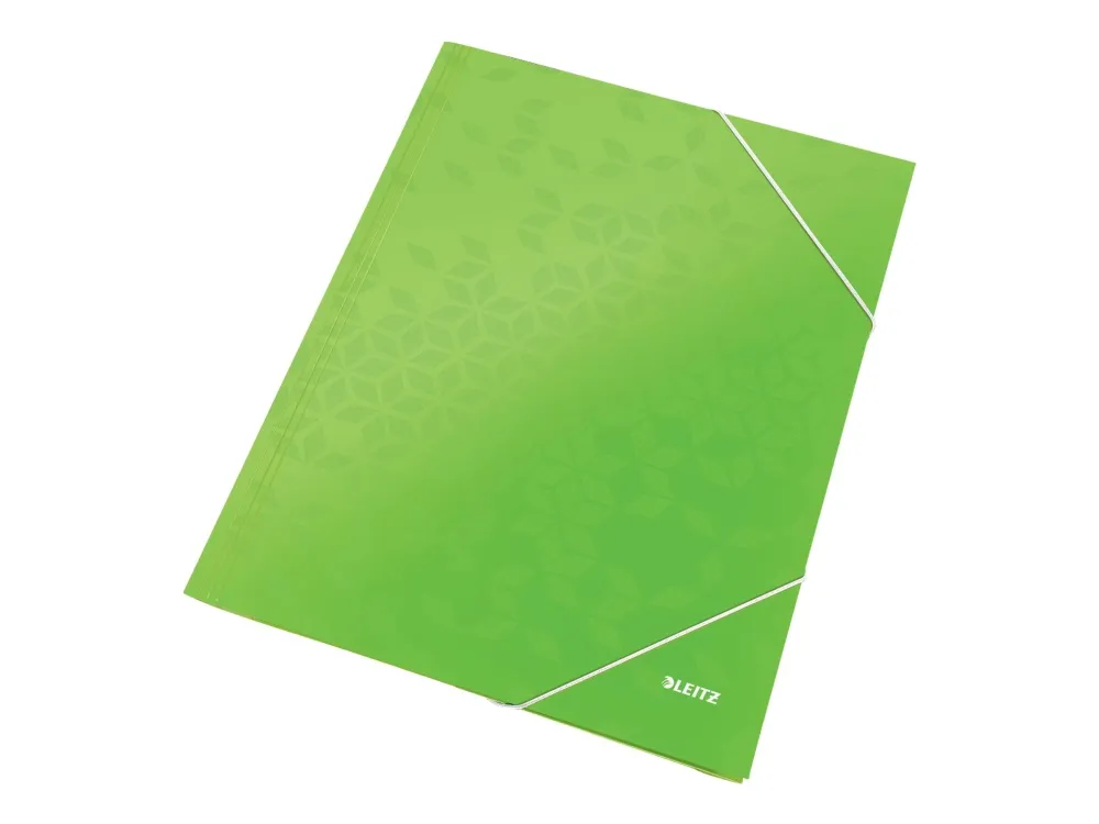 Leitz WOW - 3-folds mappe - for A4 (210 x 297 mm) - kapacitet: 250 ark - grøn