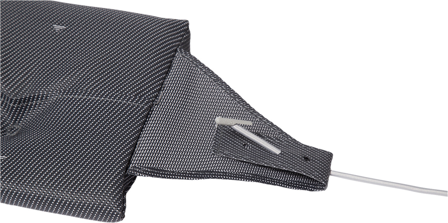 Crespo A/237 Classic Kopfkissen für Campingstühle dunkelgrau
