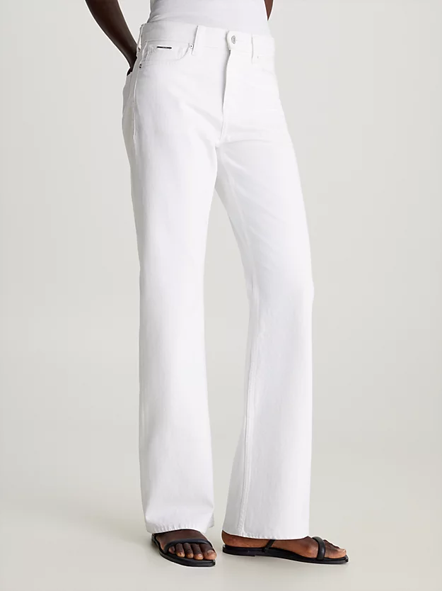 Calça jeans bootcut relaxada