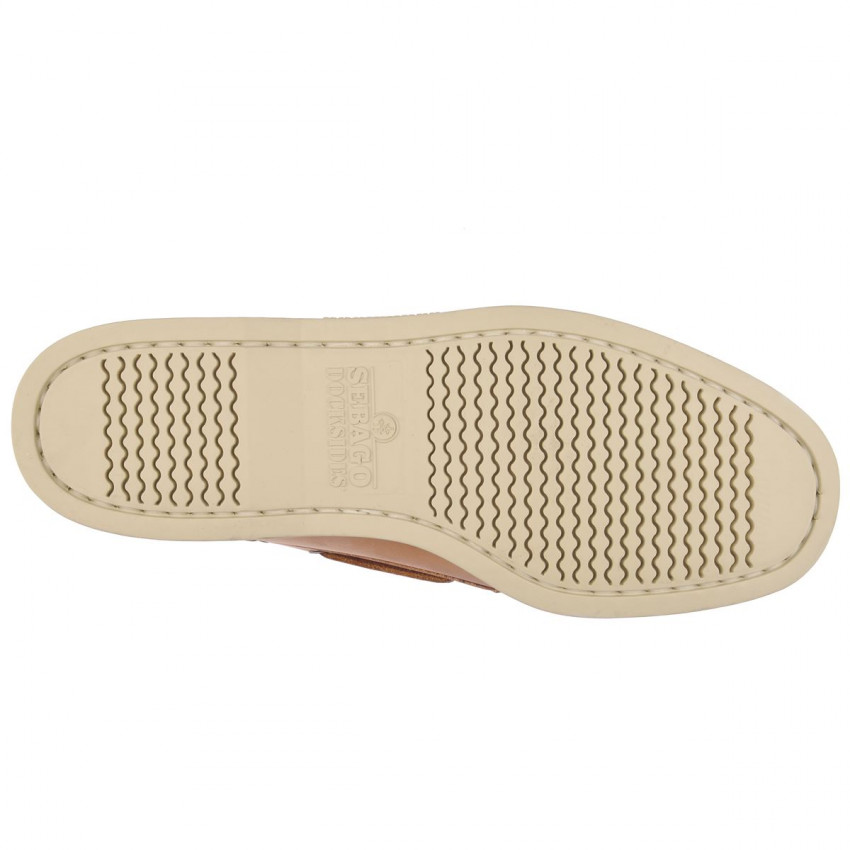 DOCKSIDES PORTLAND vegtan hand natural-Chaussures bateau pour homme en cuir Portland