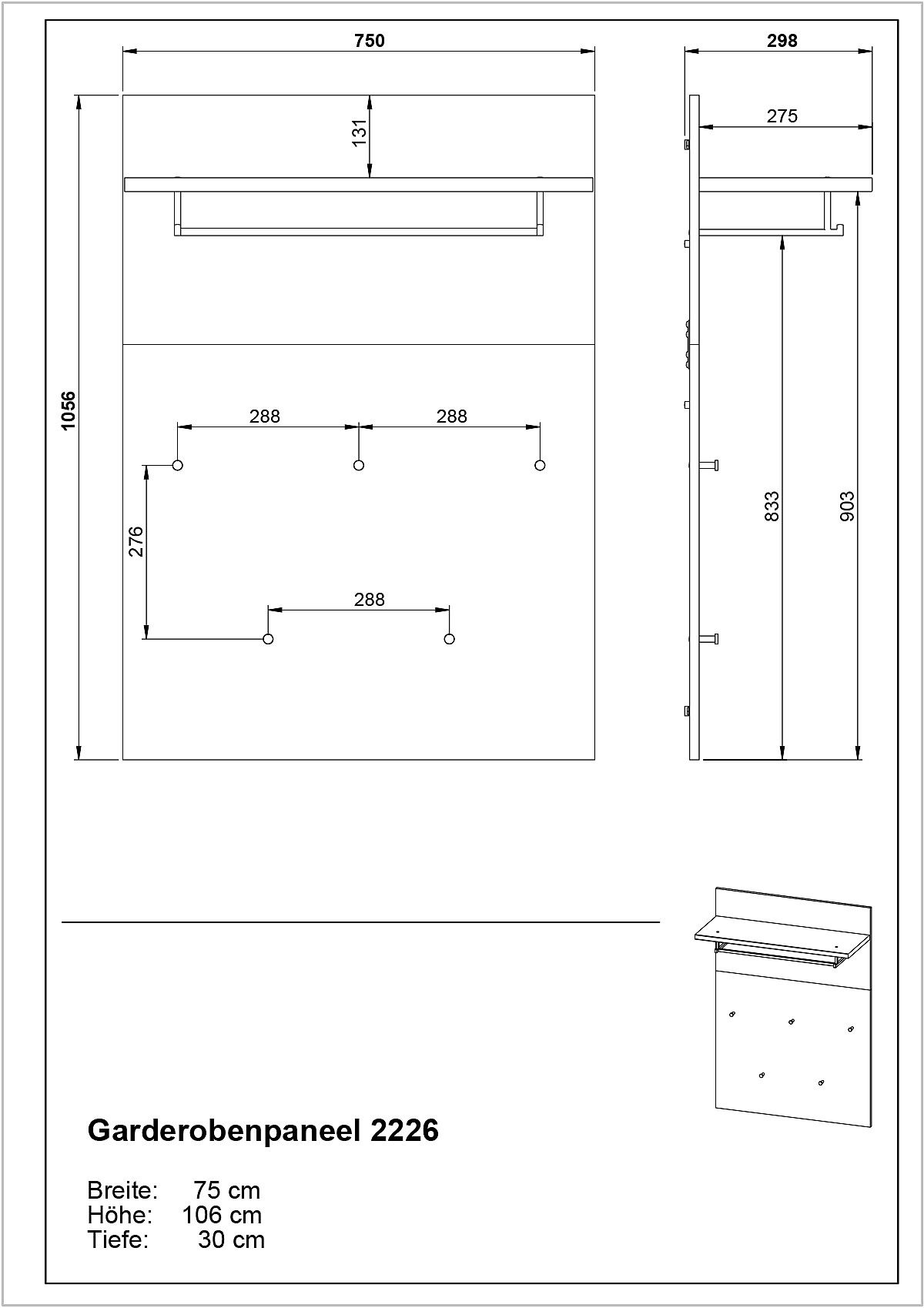 Garderobe ALEDO