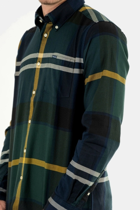 chemise barbour dunoon taillored shirt tn55 seaweed tartan