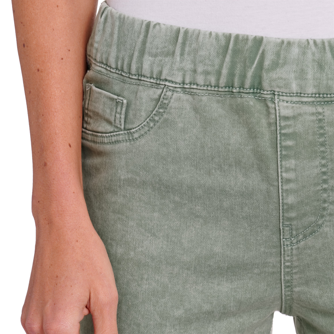 Gina Benotti Damen Jeggings mit Elastikbund salbei