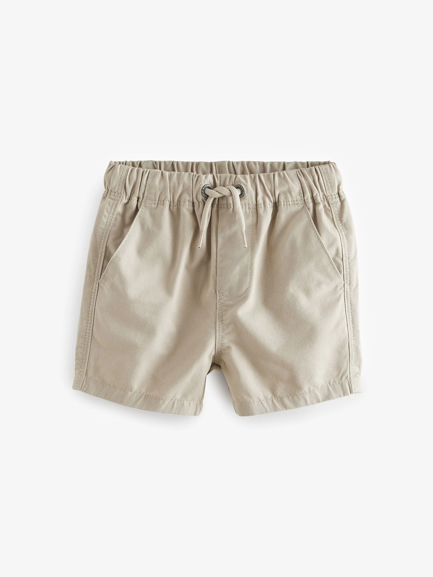 Kiezelkleurig crème - Shorts met trekkoord (3mnd-7jr)