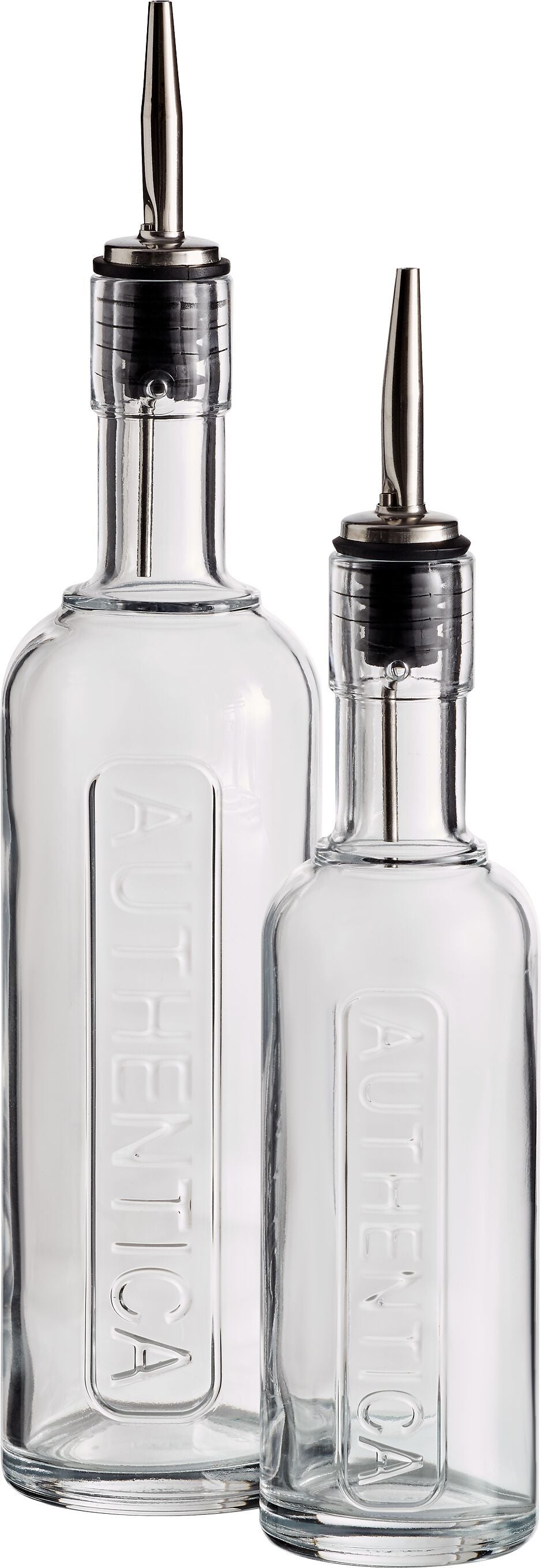 AUTHENTICA Flasche mit Ausgiesser - Transparent / H: 21.0 cm