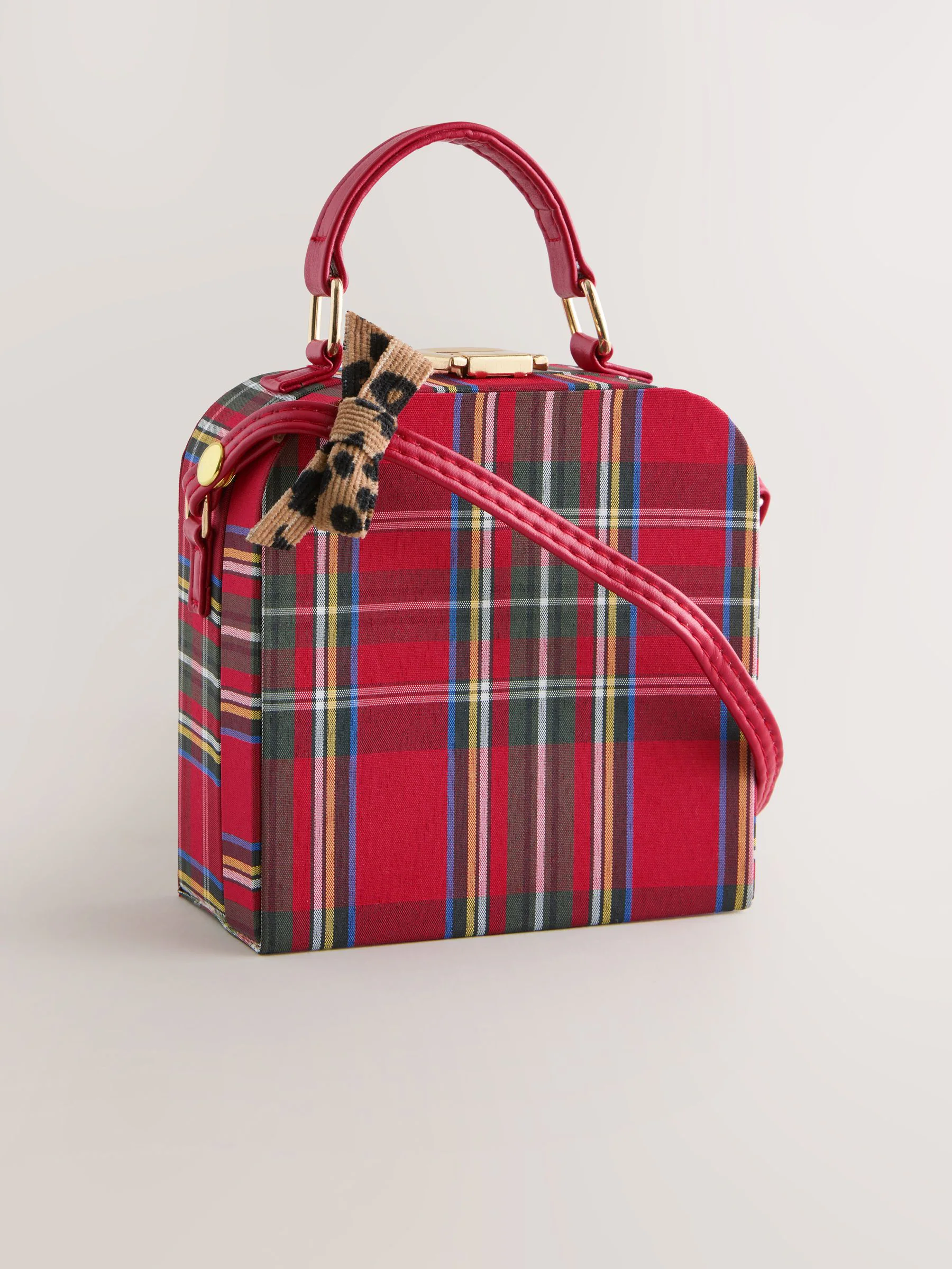 Rood - Tartan Box Bag