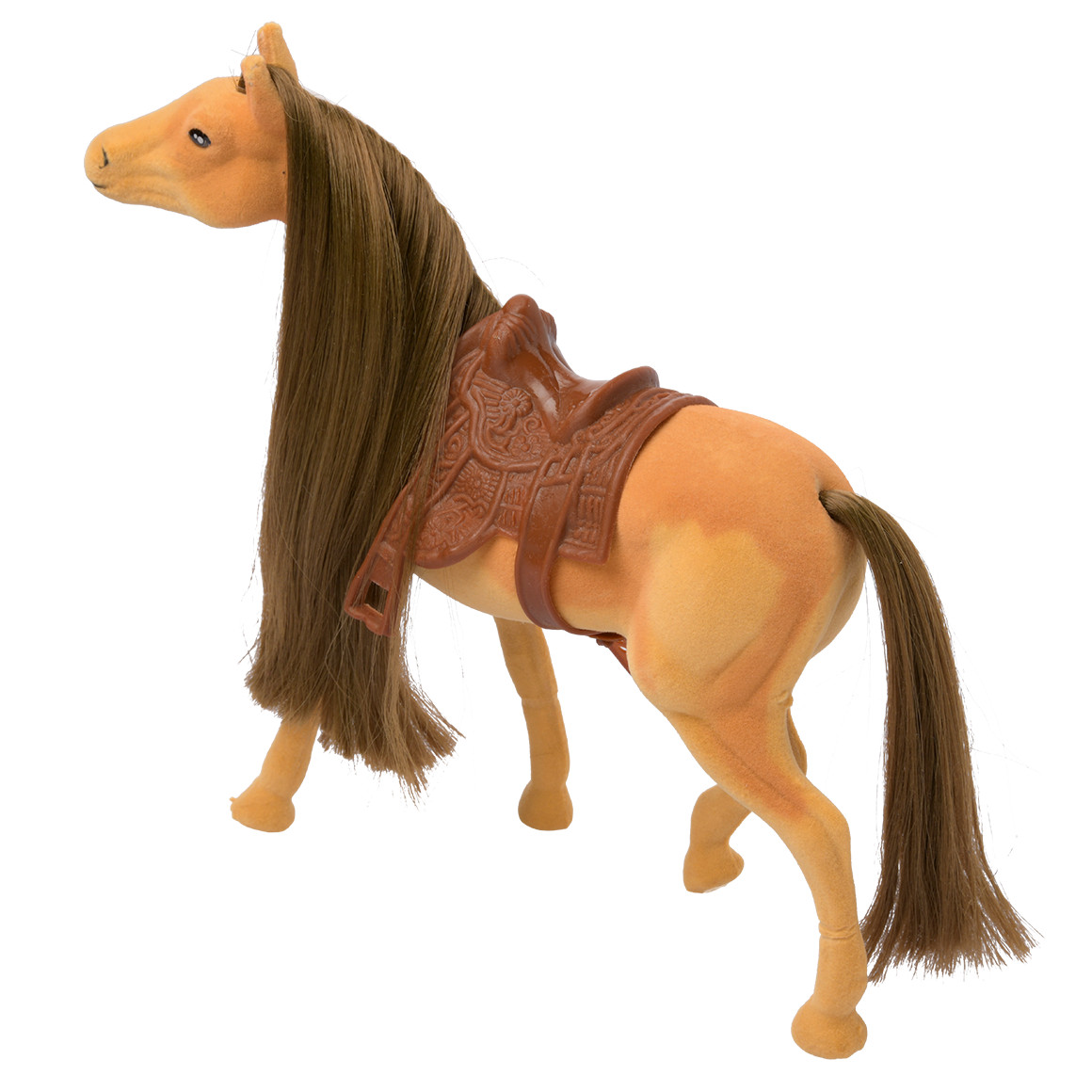 Simba Simba Nature World Pferd mit Bürste braun