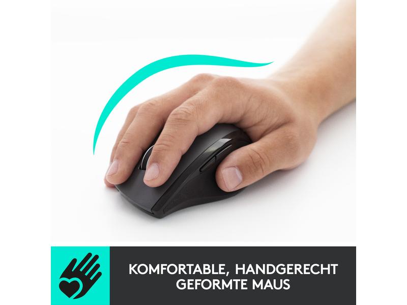 Logitech Maus M705 Marathon Bulk Ausdauernde Wireless-Maus