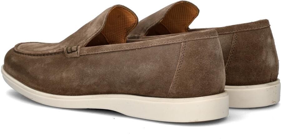 Nelson suède loafers taupe