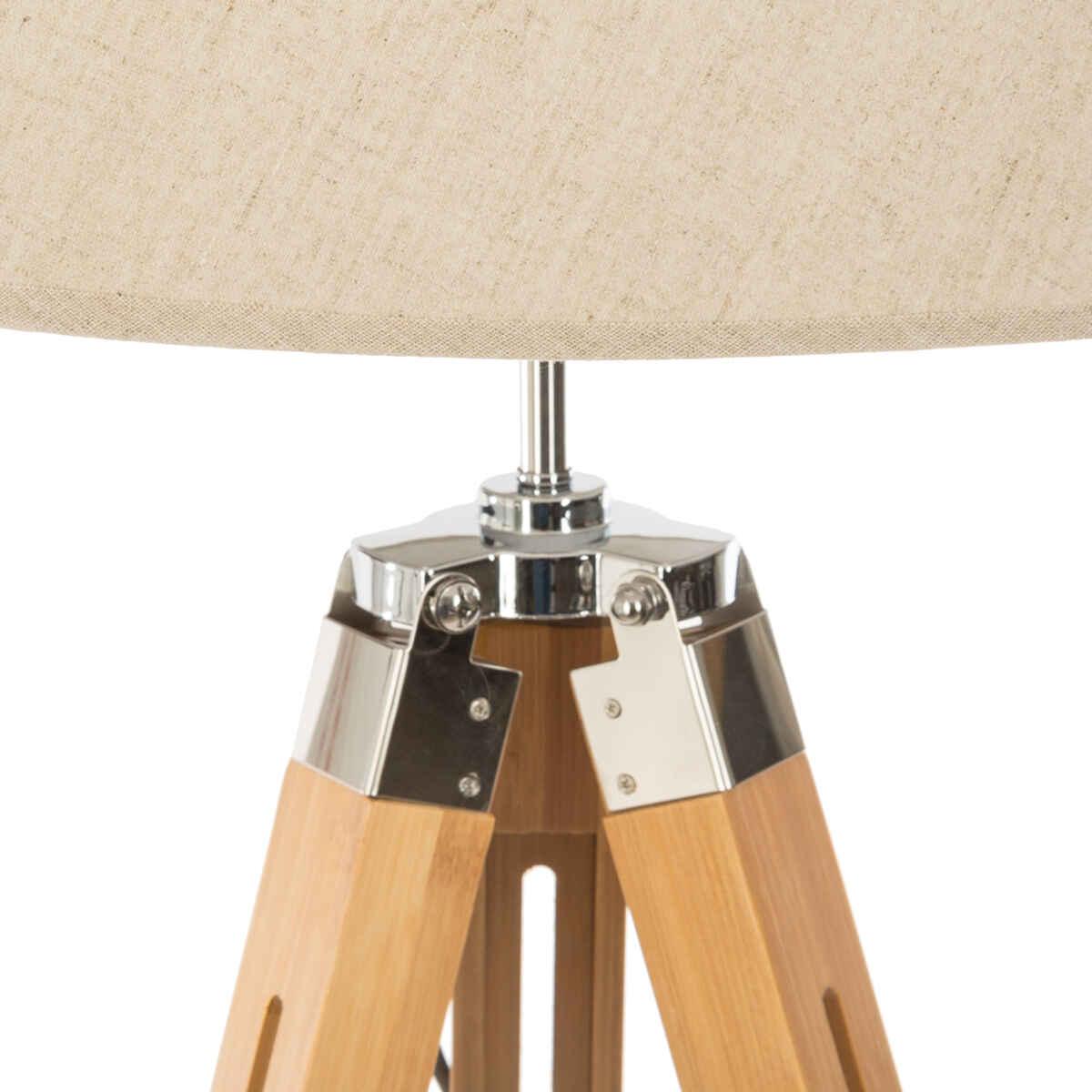 LAMPADAIRE TREPIED RUNO BAMBOU H.145CM