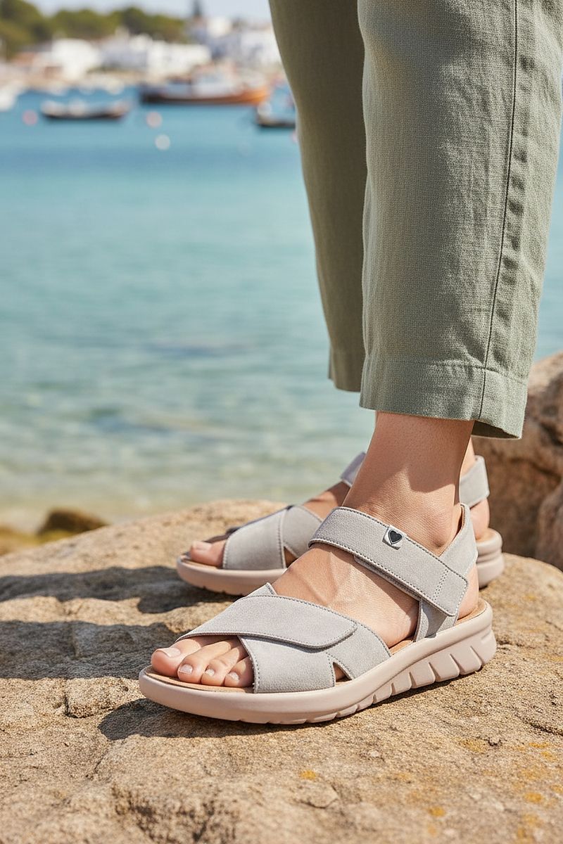 Hartjes Sandalen Grijs Dames