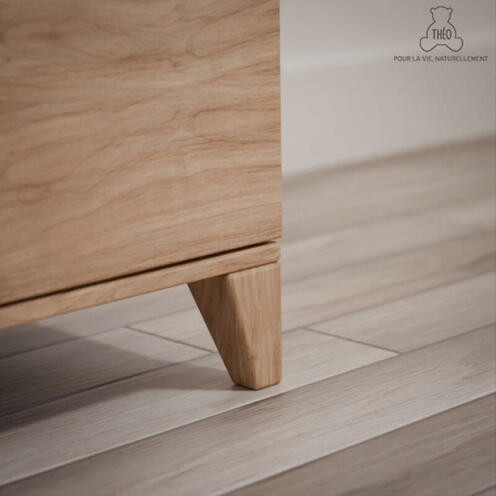 Commode 3 tiroirs NAÏA BOIS Naturel - THEO