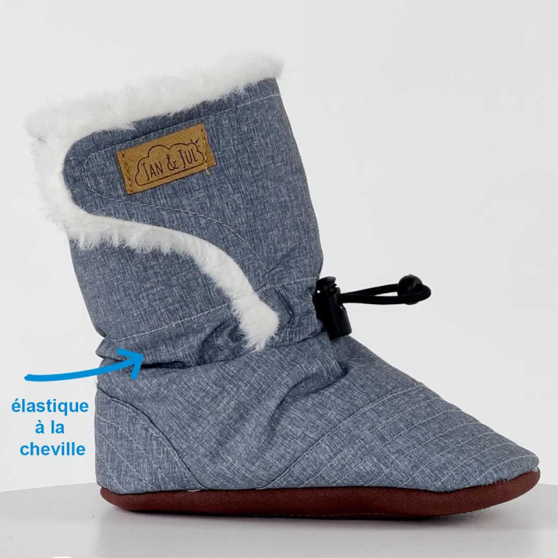 Jan and Jul Jan and Jul Stay-Put Winter Booties Space Dinos