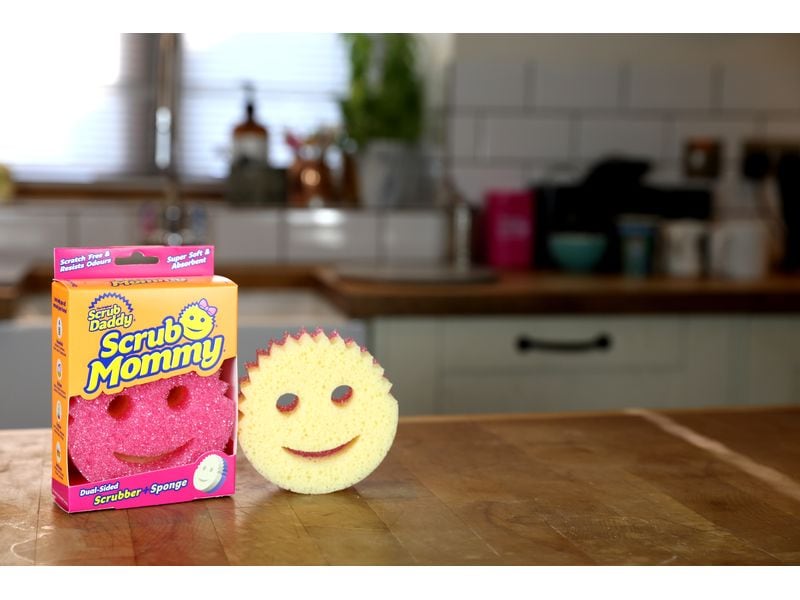 Scrub Daddy Scrub Mommy Original Putzschwamm 1 Stück, Pink Der Schwamm aus Shark Tank