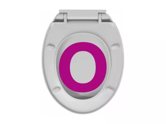 Siège de toilette abattant grise 46 x 34 x 5 cm 02_0002916