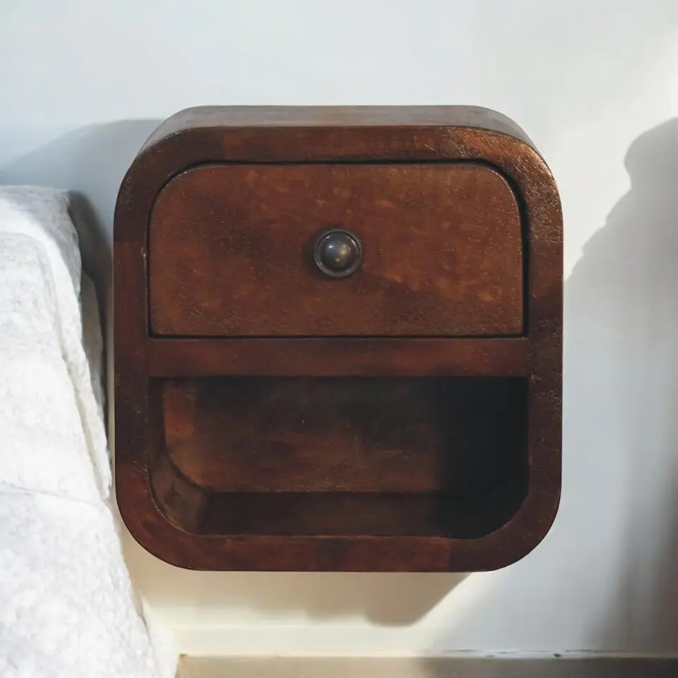 Artisan Furniture Massief Houten Nachtkastje