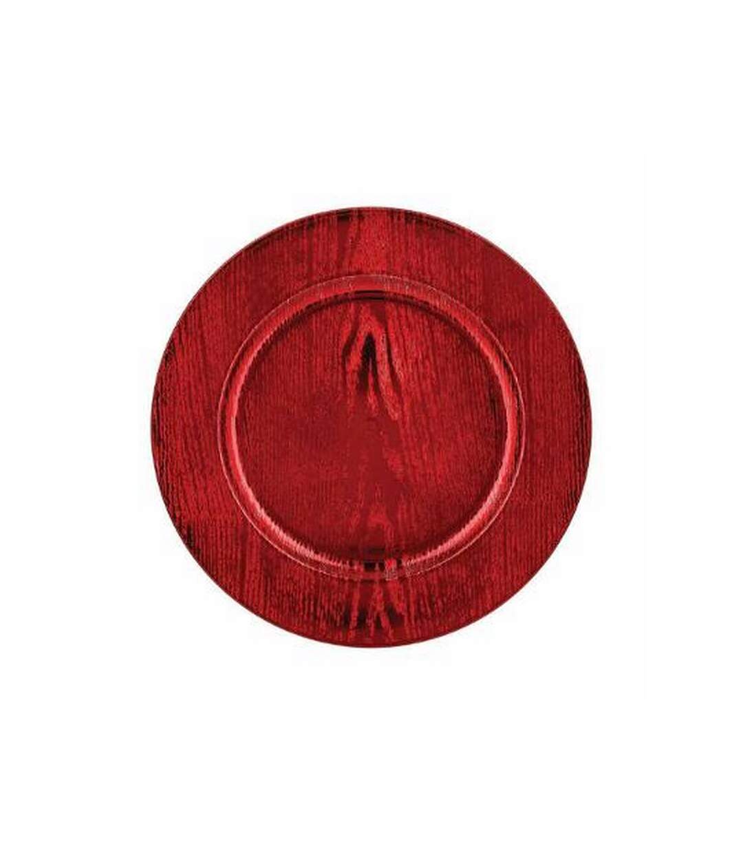 Lot de 6 Assiettes de Présentation La Maison 33cm Rouge