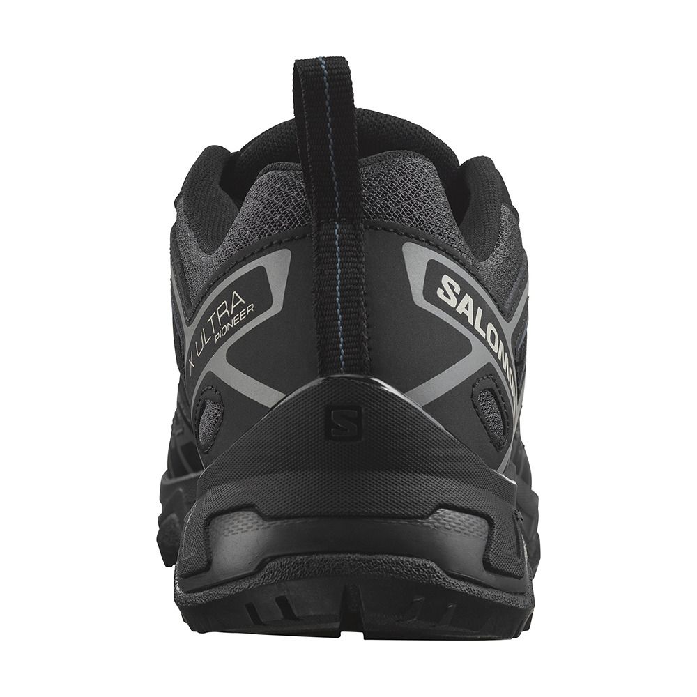 Salomon ULTRA PIONNIER AERO - Chaussures randonné Homme black/ebony/blue ashes