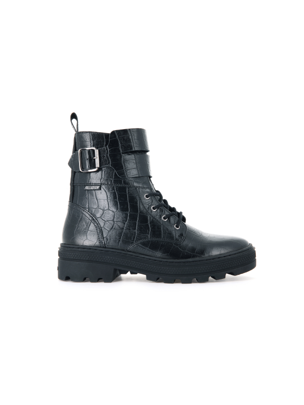 CULT 03 CROCO BLACK/CROCO - Palladium