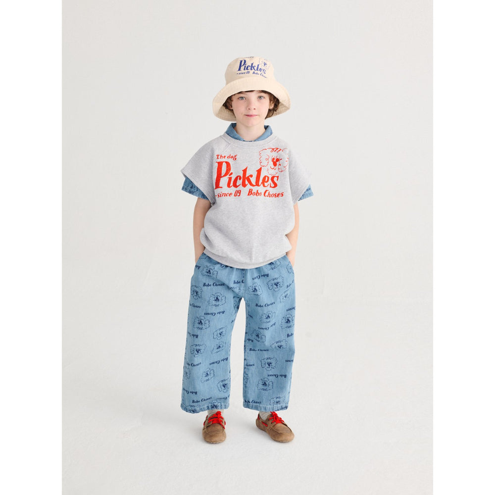Køb Bobo Choses Heather Grey Pickles The Dog Sleeveless Sweatshirt