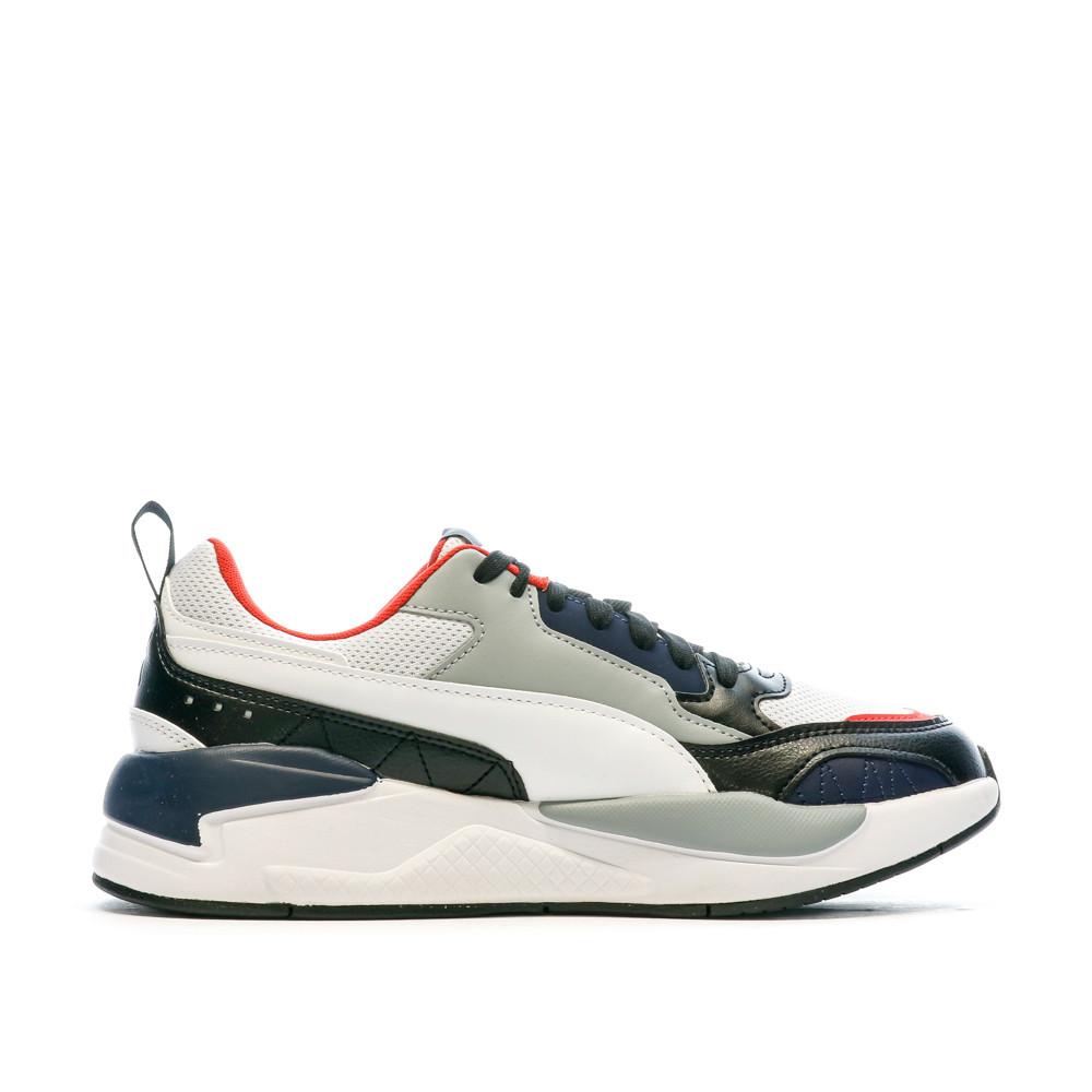 Puma Baskets Blanche/Noir/Gris Homme Puma X-ray 2 Square