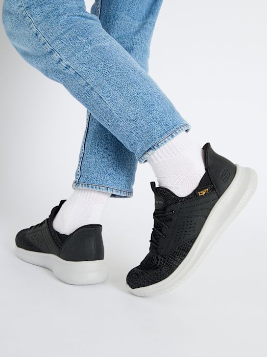 Skechers DAWSON Slip-Ons Schwarz