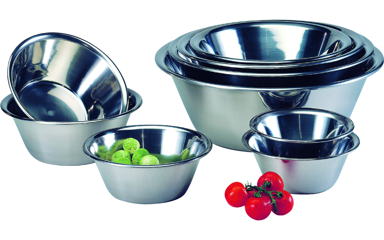 ELO Schüssel Edelstahl silber 16 cm 0,5 Liter