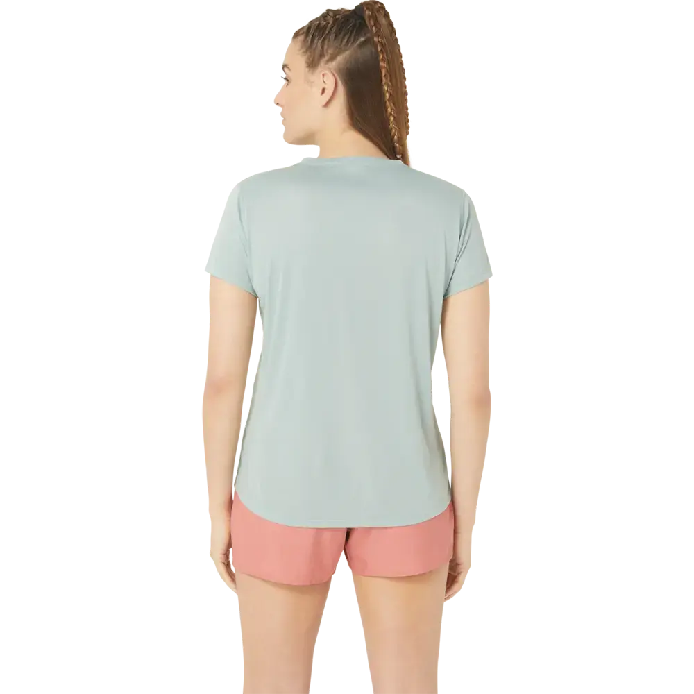 ASICS Core Hardloopshirt Korte Mouwen Lichtblauw Dames